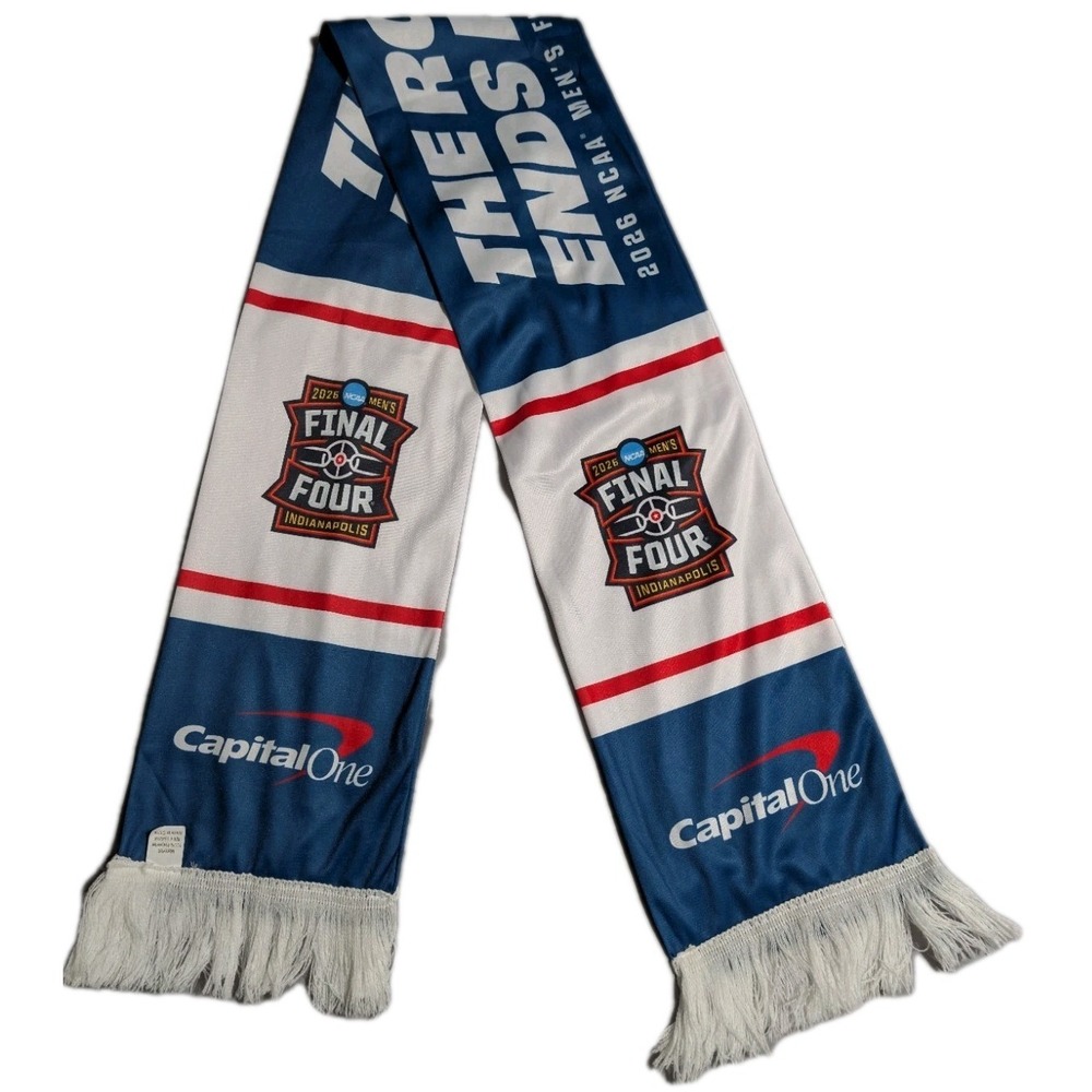2026 NCAA Final Four Scarf Indianapolis Indy Capital One Promo Basketball Gear
